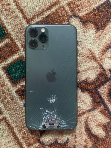 сколько стоит айфон 11 бу в бишкеке: IPhone 11 Pro, Б/у, 256 ГБ, Matte Midnight Green, Чехол, Зарядное устройство, Защитное стекло, 84 %