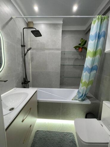 иссык куль недвижимость: 1 комната, 46 м², Элитка, 12 этаж, Дизайнерский ремонт