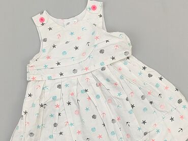sukienka zwiewna w kwiaty: Dress, Pepco, 9-12 months, condition - Very good
