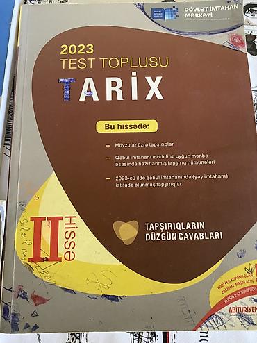 Спорт и хобби: Dim test kitablari yoplu 10 azn tekli qiymet 3 azn mekan xalqlar — 7