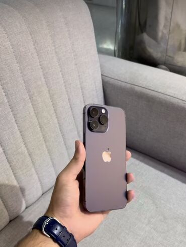 telefon iphone 14: IPhone 14 Pro Max, 128 GB, Deep Purple, Face ID