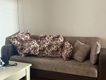 кух гарнитур бу: Угловой диван, Б/у, Раскладной, С подъемным механизмом, Ткань