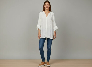 bluzki z dekoltem v plus size: TXM, Жіноча блуза, розмір L