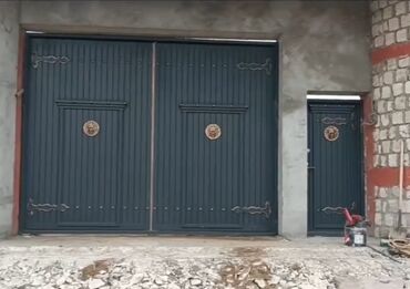 Həyət darvazaları: Yeni Dəmir Həyət darvazası, 450 m, Mexaniki, Qapı ilə, rəng - Qara, Kredit yoxdur, Ödənişli quraşdırma, Ödənişli çatdırılma, Rayonlara çatdırılma — 25