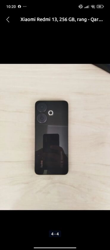redmi note 9 256gb: Redmi 13, 256 GB, rəng - Qara, Düyməli, Sensor, Barmaq izi