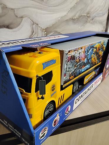 stick game: Игрушечный грузовик‑контейнеровоз CONTAINER TRUCK - Яркий желтый — 2