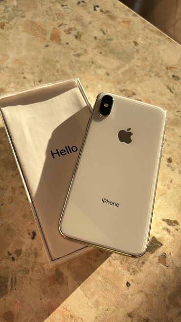 iphone x продам: IPhone X, 64 GB, Ağ, Face ID, Simsiz şarj, Sənədlərlə