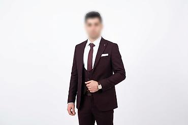kişi kostyumu: Bordo rəngli troyka kastyum beylik 48razmer 1 defe geyinilib . tep — 1