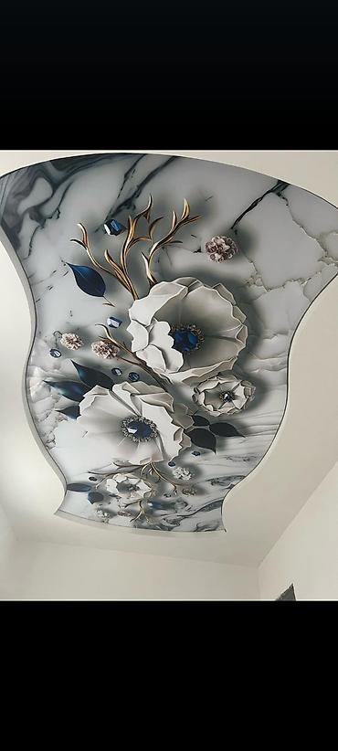 Натяжной потолок: Натяжной потолок Матовое, 3D потолки, Глянцевое Гарантия, Демонтаж, Монтаж — 24