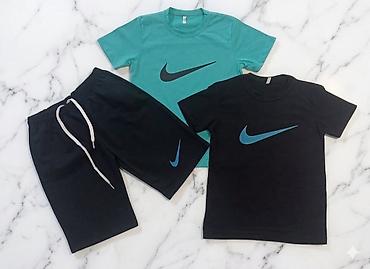 nike deca: Dečiji komplet za leto – majica kratkih rukava + bermude gs - Brend — 4