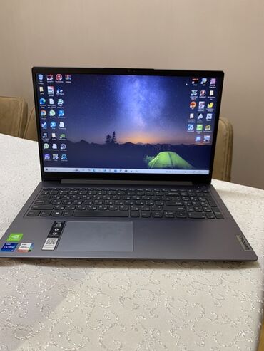 нодбук: Lenovo IdeaPad 3 (15") noutbuk İ7 1165g7 MX450 16 GB RAM 512 NVME