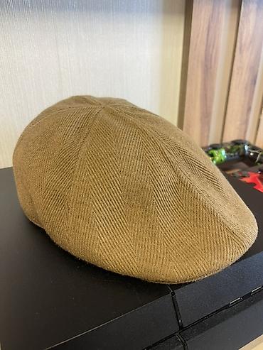 Kişi geyimləri: ZARA kişi newsboy/kepka şapka - Rəng: qum rənginə yaxın açıq qəhvəyi — 1