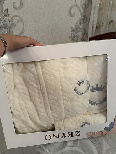 Digər: Hamam xalatı dəsti. Çox gözəl materialdı. Dükan bağlanıb deyə satılır — 1