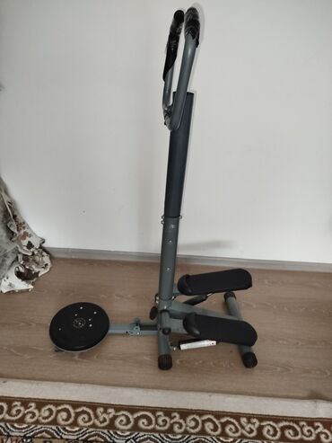 коврик для занятий: Домашний степпер с поручнями и поворотным диском Можем помочь с