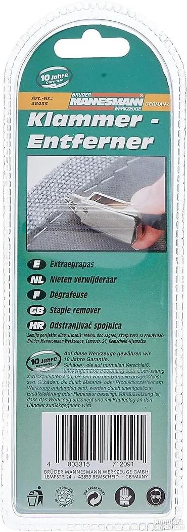Ostali ručni alati: Profesionalni odstranjivač spojnica (staples remover) – 160 mm - — 1