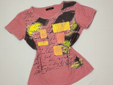 spodnie dresowe damskie czarne: Women`s T-shirt, size L (EU 40)