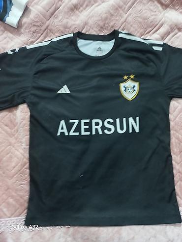 kişi geyimi: Futbolka, Adidas, S, rəng - Qara — 2