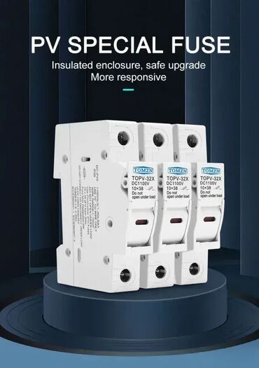 Elektro materijal: Tomzn Kućište za Solarne DC Topljive Osigurace 🌞⚡ Nazivni napon — 6