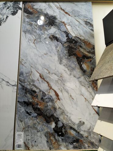 qonaq otagi ucun divar kagizlari: Məhsul: Sandra Marble keramika plitəsi - Ölçü: 60x120 sm - Səth: High