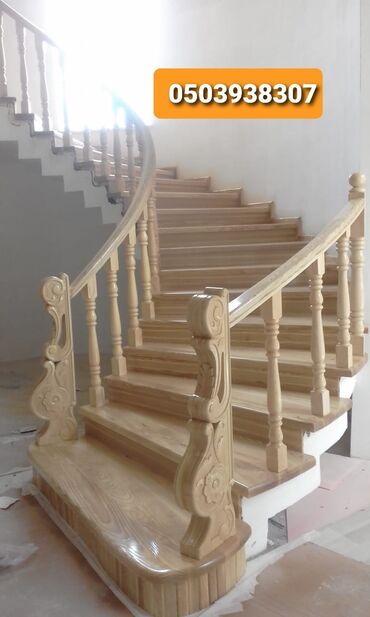 Digər tikinti xidmətləri: Sərfəli Qiymətdə Taxta Pilləkənlərin hazırlanması.Zəmanət var.Pulsuz — 5