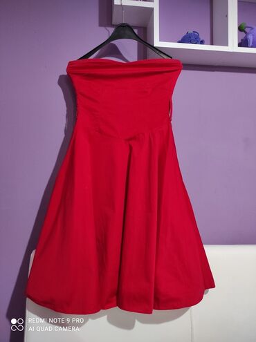 zara svečane haljine: S (EU 36), color - Red, Other style, Without sleeves