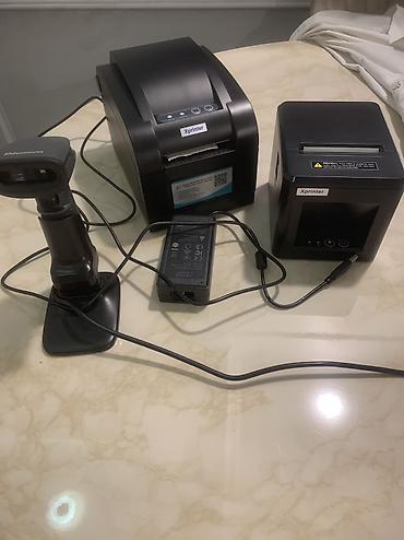 3d print: Kassa avadaniiqı POS avadanlıq dəsti – barkod skaneri, etiket — 8