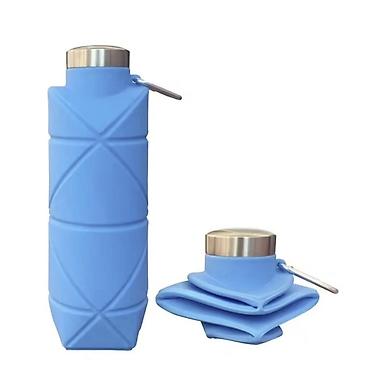 velosiped şəkilləri: Yığıla bilən silikon su şüşəsi - Material: Qida dərəcəli, BPA-sız — 1