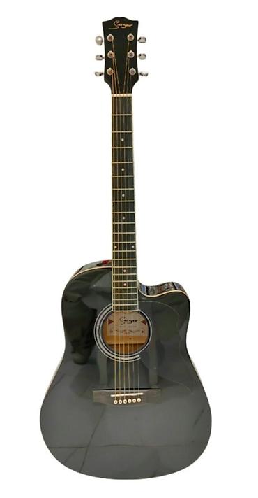 gitara simi: Smiger qara akustik gitara. Çox az işlədilib, yeni kimidir, cızığı — 1