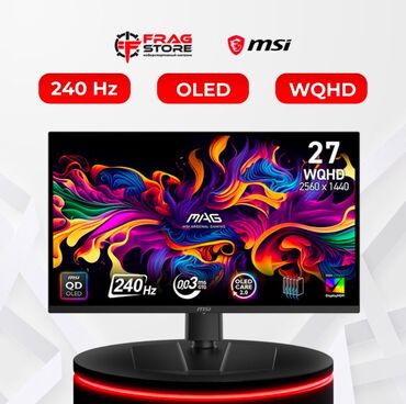 msi: Монитор, MSI, Колдонулган, OLED, 27" - 28"