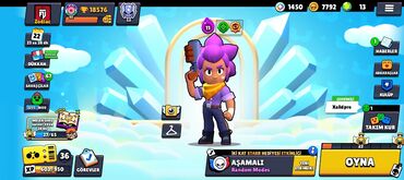 nabran yolu oyunu yukle: Brawl Stars oyununda 18576 kuboklu və 73/93 döyüşçüsü olan bir hesab