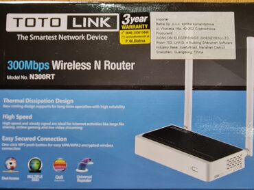sazz modem: TOTO Link N300RT modeli 300Mbps simsiz N marşrutizatoru. İstənilən