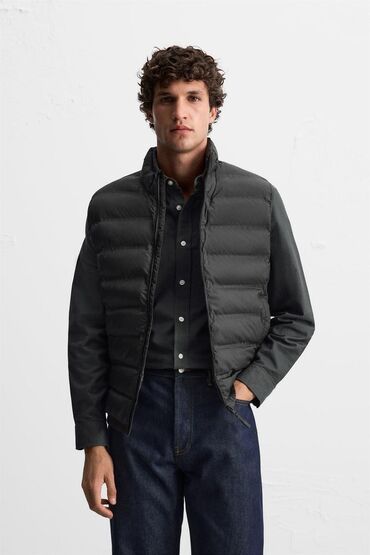 мужской тренч: Новая мужская жилетка от Zara. Оригинал. Размер М