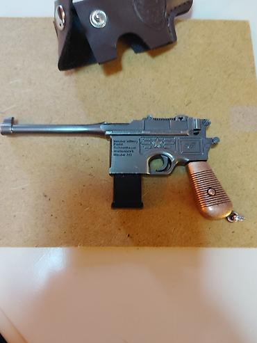 Bijuteriya: Mauser C96 tərzində mini model açarlıq və ya kolleksiya suveni̇ri - — 2