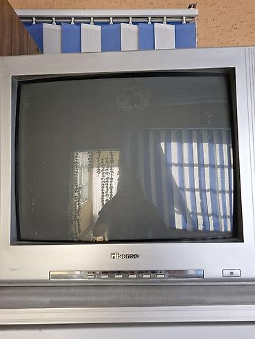 телевизор 2: Телевизоры с кинескопом (CRT) 1) Hisense, серебристый корпус - — 1