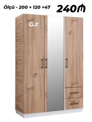 Çarpayılar: Açılan, 3 qapılı Düz dolab, Qarderob, paltar dolabı