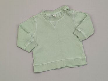 sweterek turkusowy: Bluza, H&M, 0-3 m, stan - Dobry