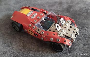 Avtomobil modelləri: Hot Wheels yigilmis konstruktor masin modeli. - Metal konstruktordan — 3