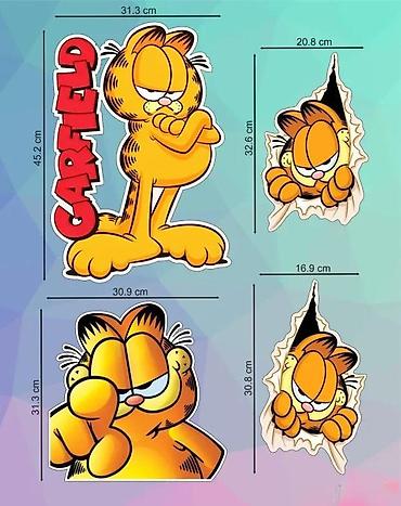 athletic patike: Zidne Nalepnice -Garfild Garfield Nalepnice za zid- 2390 📌 Opis — 3