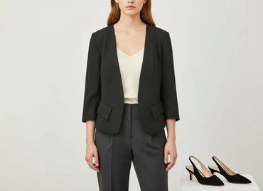 sukienki o kroju marynarki: Women's blazer, size S