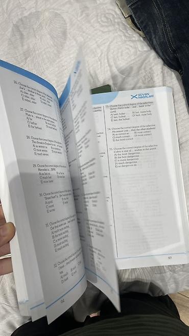 Testlər: Kitab heç istifade olunmayıb ve Catdırılma yoxdur Məhsul — 3