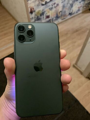 игровой телефон бу: IPhone 11 Pro, Колдонулган, 256 ГБ, Natural Titanium, Кулакчындар, 87 %
