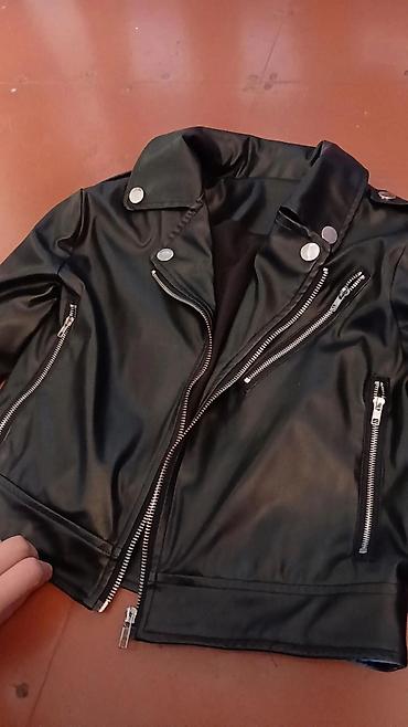 topdan aksesuar satışı: Nadir model – eko‑dəri qadın “cropped” biker gödəkçə - Material — 3