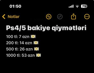 ps pultlari: Ps4/5 bakiye vurmagdı ps plusdu veya istediyiniz oyunu yazırıq buyrun