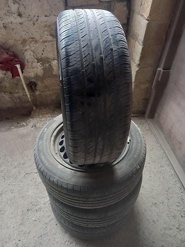 16 liq teker: 205/55 R16 təkər dəsti və dəmir disk - Ölçü: 205/55 R16 (şin üzərində — 2
