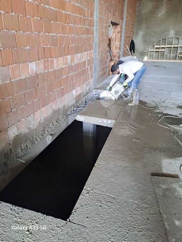 Beton işləri: Beton kəsimi və aşındırma xidməti - Armatur dolu monolit betonların — 4