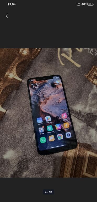 Xiaomi: Xiaomi, Mi 8, Б/у, 128 ГБ, цвет - Синий, 2 SIM