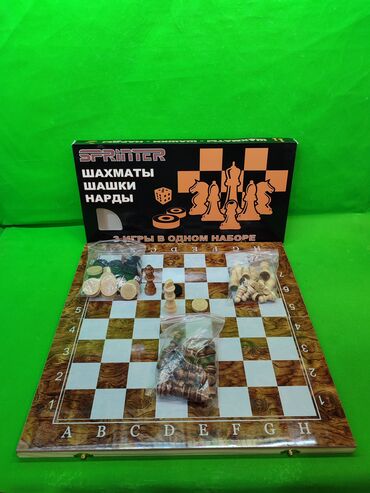 на пальчики для игр: Шахматы нарды шашки деревянный набор 3 в 1♟️ Комплектация товара