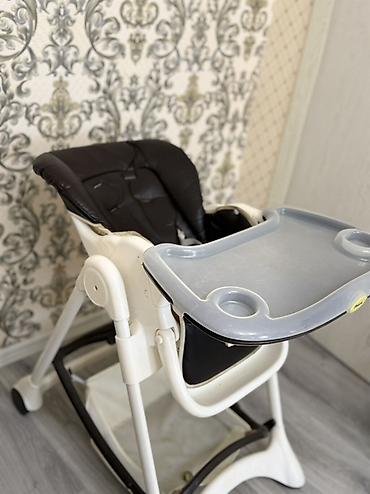 masın oyunları: Uşaqlar üçün yemək stolu olan yüksək oturacaq - Brend: Pouch (loqo ön — 2