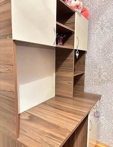 ofis stullar: Düz masa, Stulsuz, Polkalı, Siyirməli, Sadə laminat — 4