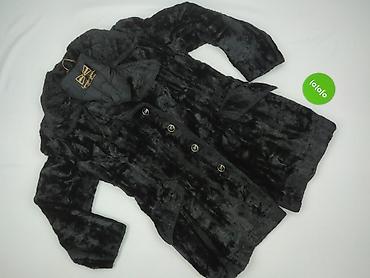trencz czarny h: Young Fashion, Płaszcz damski, rozmiar M — 2